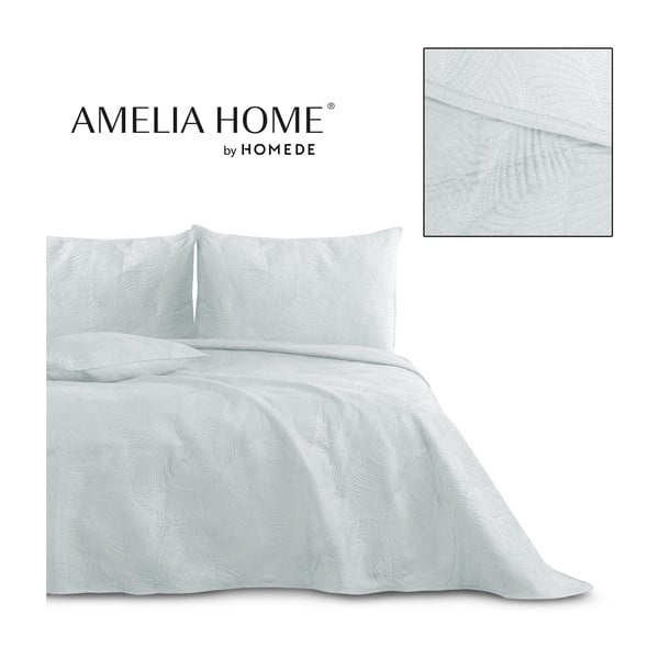 Gaiši pelēks gultas pārklājs 200x220 cm Palsha – Restilo-image-4