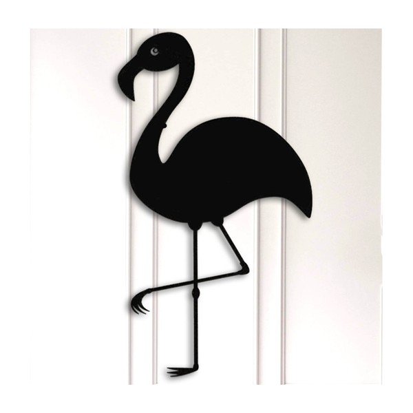 Melna sienas apdare Flamingo