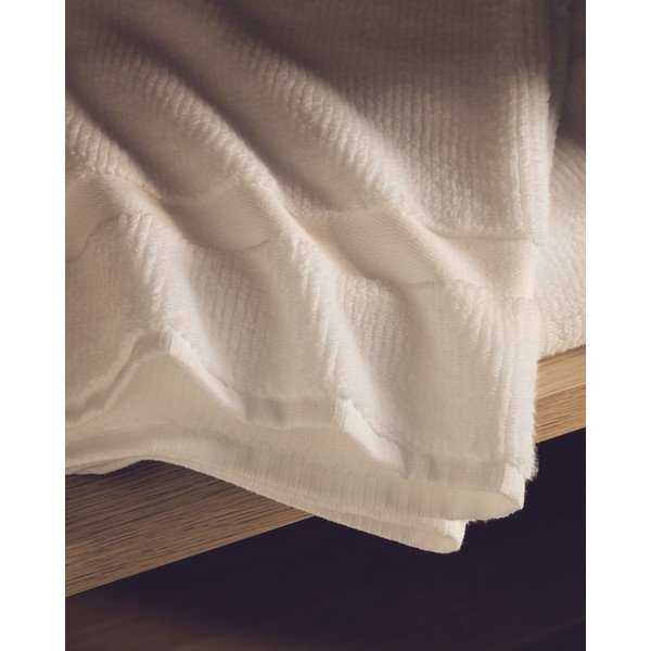 Balts frotē kokvilnas dvielis 70x140 cm Olvira – Kave Home-image-2