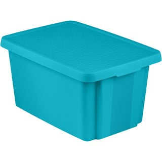 Zila uzglabāšanas kaste ar vāku Curver Essentials, 45 l