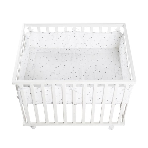 Balta bērnu sētiņa 100x75 cm Sternenzauber – Roba-image-1