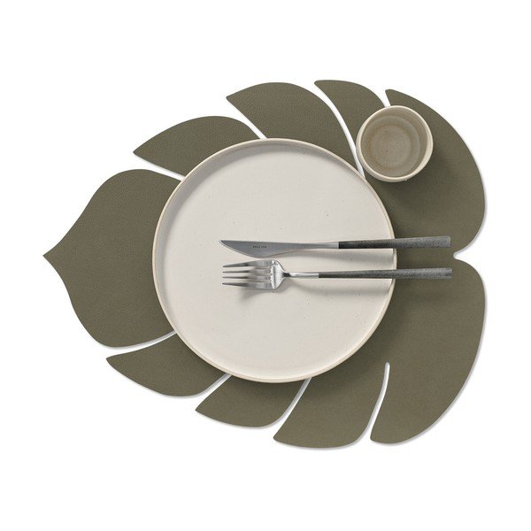 Galda paliktnis no ekoloģiskās ādas 35x42 cm Monstera Leaf Nupo – LIND DNA-image-1