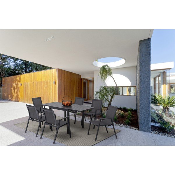 Alumīnija dārza ēdamgalds 80x83 cm Pelagius – Bizzotto-image-1