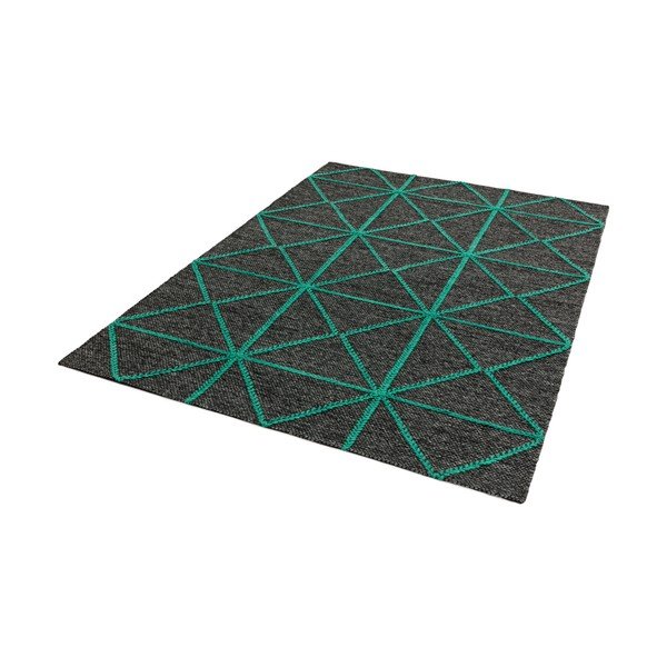 Melns un zaļš paklājs Asiatic Carpets Prism, 120 x 170 cm-image-2
