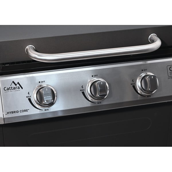 Gāzes/kokogļu grils Hybrid Core – Cattara-image-4
