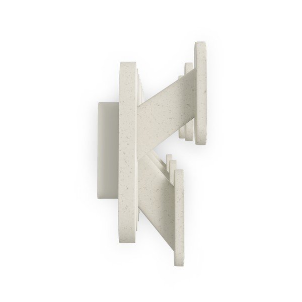 Bēšs tērauda sienas pakaramais 16 cm Tempo – Umbra-image-4