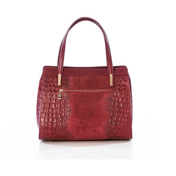 Ādas somiņa Croco Red-image-2