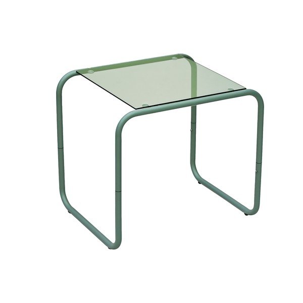 Sānu galdiņš ar stikla galda virsmu 40x50 cm Ventana – Leitmotiv