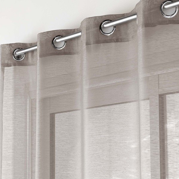 Brūns dienas aizkars 140x240 cm Lissea – douceur d'intérieur-image-1
