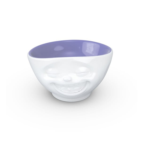 Balta un violeta porcelāna bļoda 58produkti