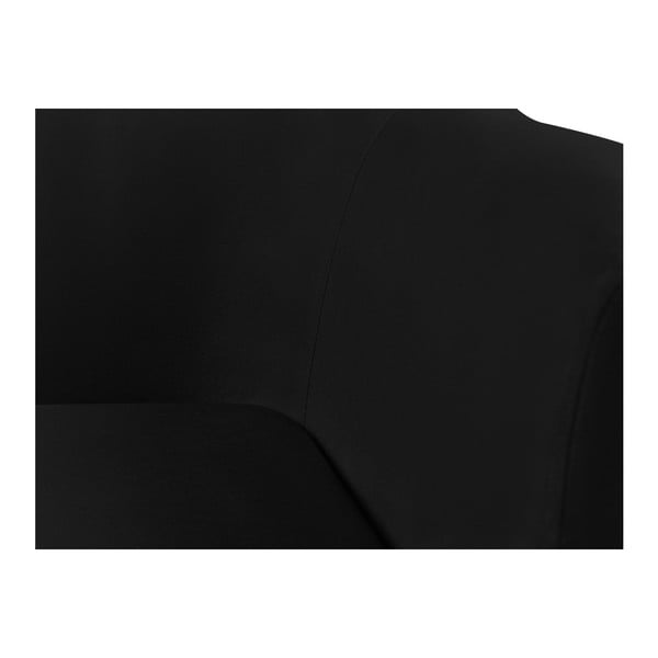 Melns samta dīvāns Kooko Home Glam, 175 cm-image-4