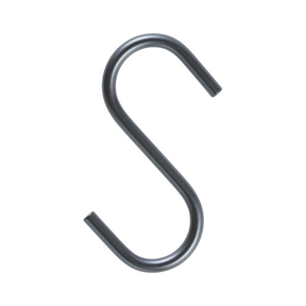 Sudraba krāsas tērauda piekarināms āķis S-Hook – LIND DNA