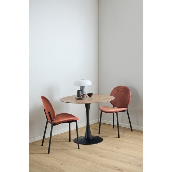 Terakotas oranžs pusdienu krēsls Cliff – Actona-image-1