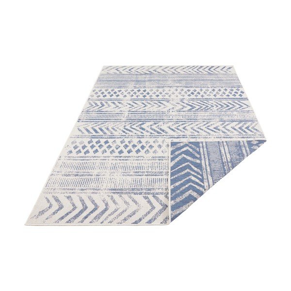 Zils un krēmkrāsas āra paklājs NORTHRUGS Biri, 200 x 290 cm-image-4