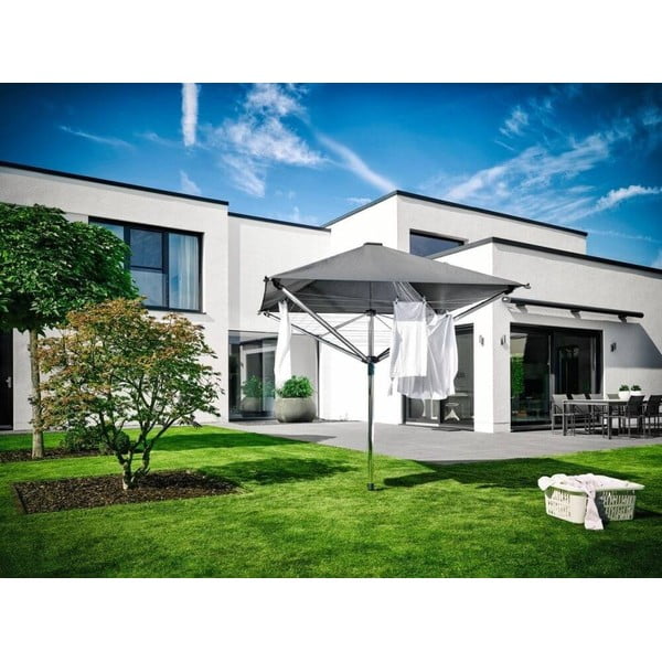 Sudraba krāsas dārza veļas žāvētājs 40 m LinoProtect 400 – LEIFHEIT-image-1