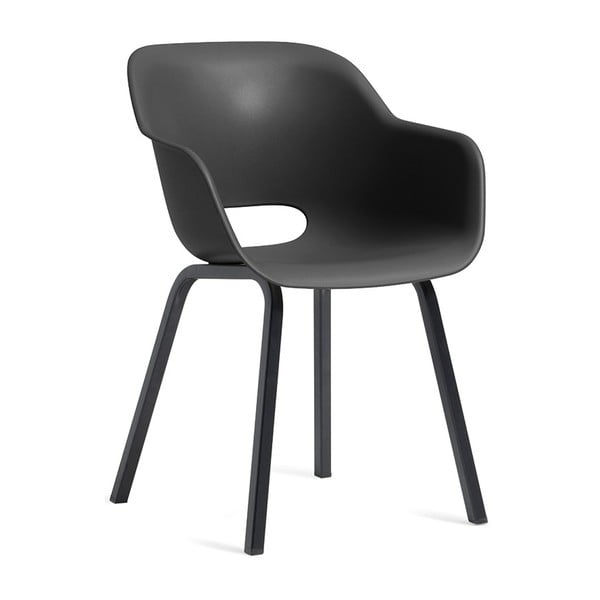 Antracīta pelēki metāla/plastmasas dārza krēsli (2 gab.) Noa Duo – Keter