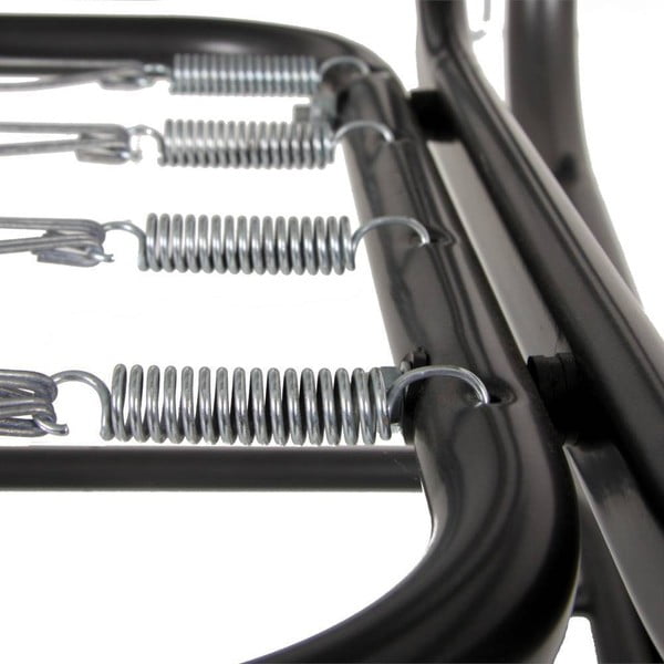 Melnas metāla dārza šūpoles Celebs – Dajar-image-2