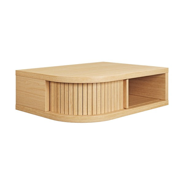 Dabīga toņa naktsskapītis ar ozolkoka imitāciju Farsta – Woodman-image-2