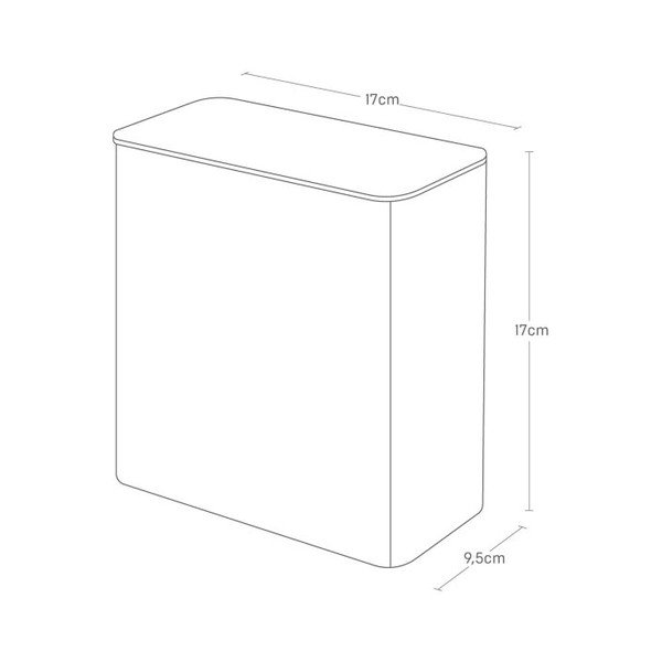 Kaste veļas pulverim Tower – YAMAZAKI-image-4