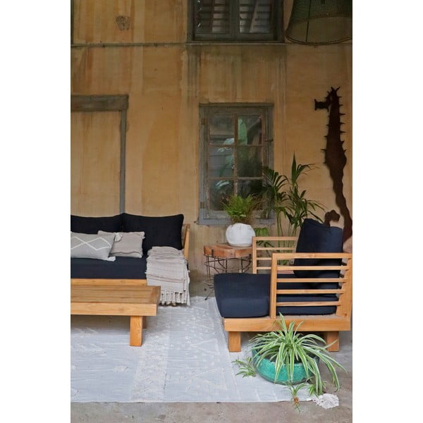 Balts mazgājams/ar rokām darināts kokvilnas paklājs 200x300 cm Tribu Natural – Lorena Canals-image-3