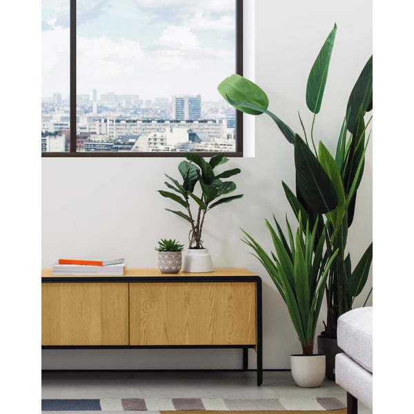 Mākslīgais fikuss (augstums 60 cm) Lyrata – Kave Home-image-3