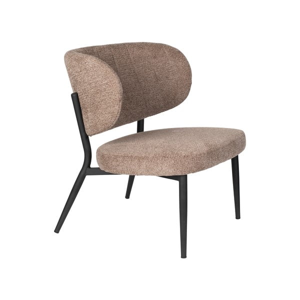 Gaiši brūns atpūtas krēsls Sanne – White Label