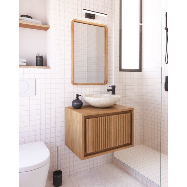 Melna LED sienas lampa Vissia – Kave Home-image-2