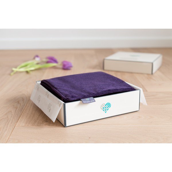 Tumši violeta spilvendrāna WeLoveBeds, 40 x 60 cm-image-1