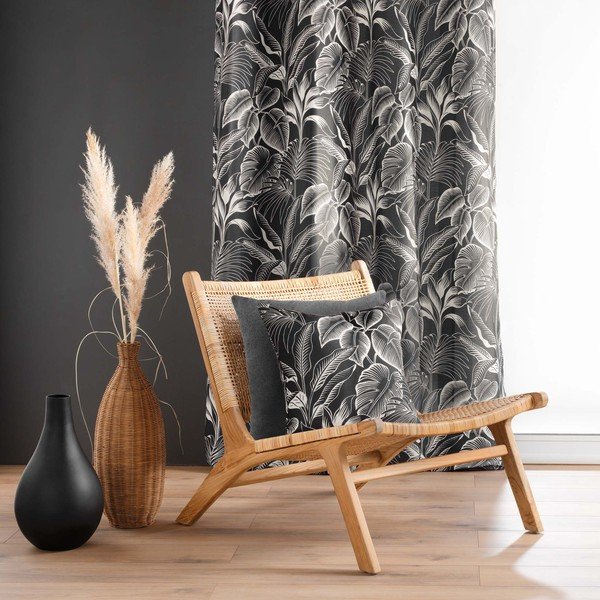 Melnbalts aizkars 140x260 cm Cabana – douceur d'intérieur-image-3