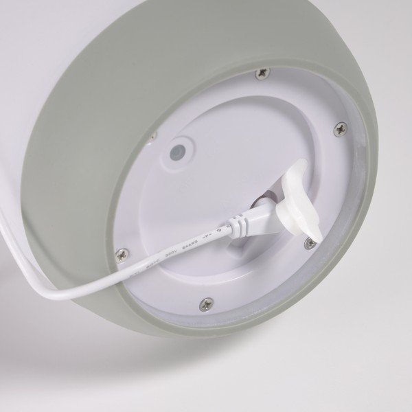 Balta āra lampa ar pelēku rokturi Kave Home Dianela-image-4