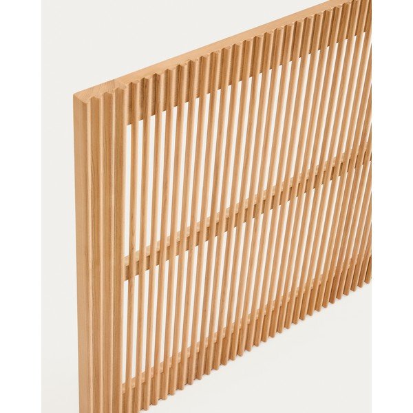 Dabīga toņa oša masīvkoka gultas galvgalis 195x70 cm Beyla – Kave Home-image-4