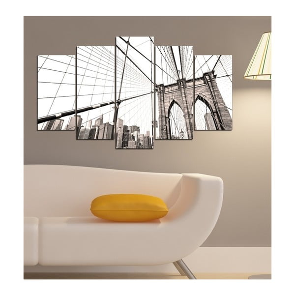 Daudzdaļīgs 3D Art Gris tilts, 102 x 60 cm-image-1
