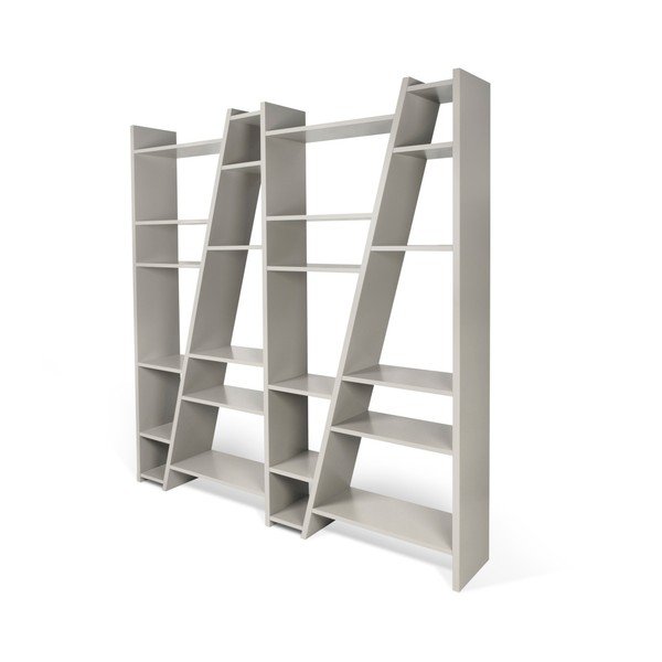 Matēts pelēks grāmatplaukts TemaHome Delta-image-2