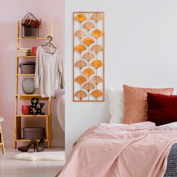Metāla sienas dekors 32x90 cm Gingko – Wallity-image-3