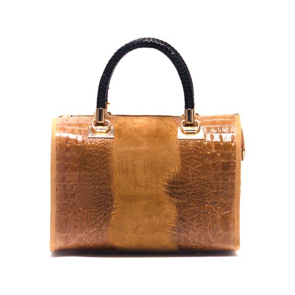 Ādas rokassoma Isabella Rhea 822 Cognac-image-2