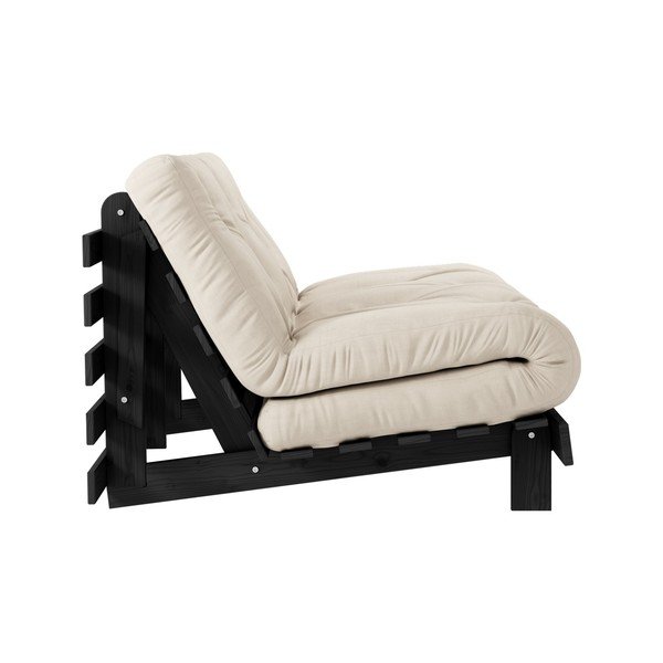 Bēšs izvelkamais  dīvāns 140 cm Roots – Karup Design-image-4