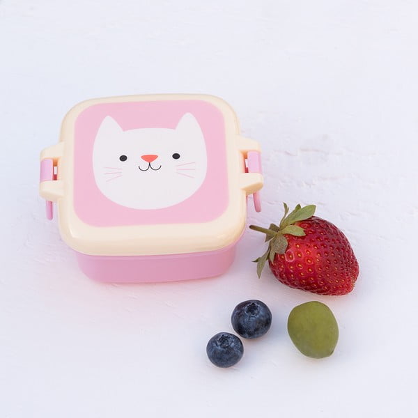 Rozā uzkodu kaste Rex London Cookie the Cat-image-2