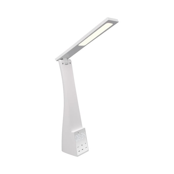 Balta LED galda lampa ar taimeri (augstums 45 cm) Linus – Trio
