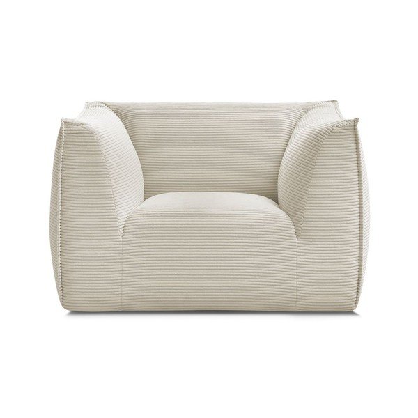 Bēšs velveta atpūtas krēsls Giorgia – Bobochic Paris-image-3