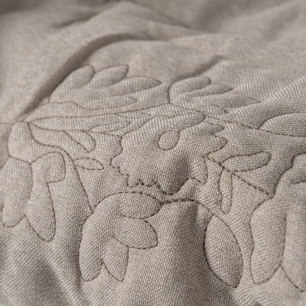 Pelēkbrūns stepēts gultas pārklājs 240x260 cm – Ixia-image-2