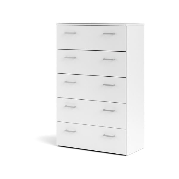 Balta augsta kumode 74x115 cm Space – Tvilum-image-2