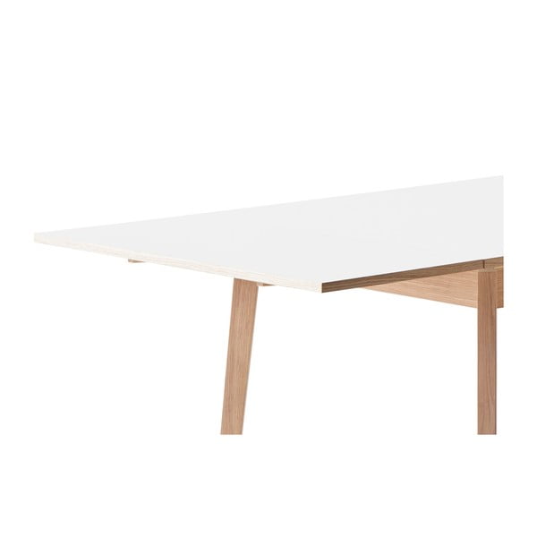 Izvelkamais ēdamgalds ar baltu virsmu Hammel Single, 180 x 90 cm-image-4