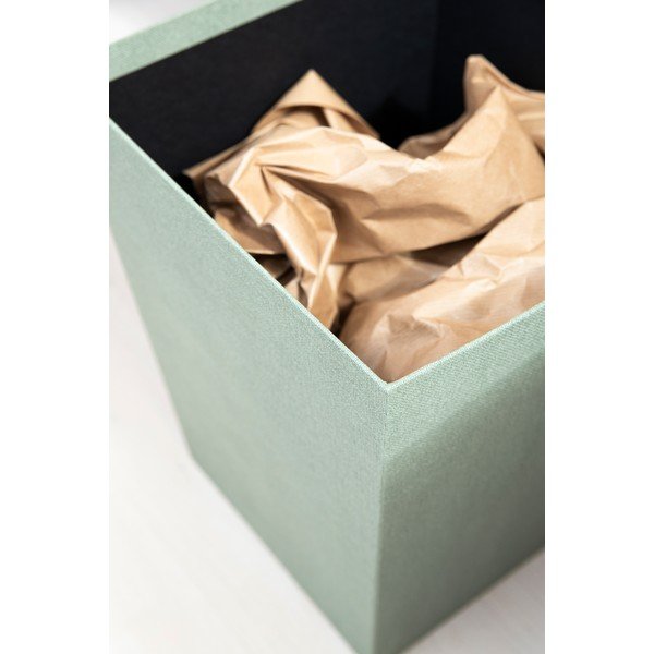 Zilganzaļa atkritumu tvertne Sofia Canvas Paper Laminate – Bigso-image-3