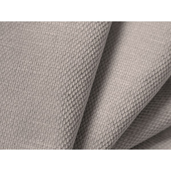 Gaiši pelēka polsterēta divvietīga gulta ar veļas kasti un redelēm 180x200 cm Colonel – Cosmopolitan Design-image-1