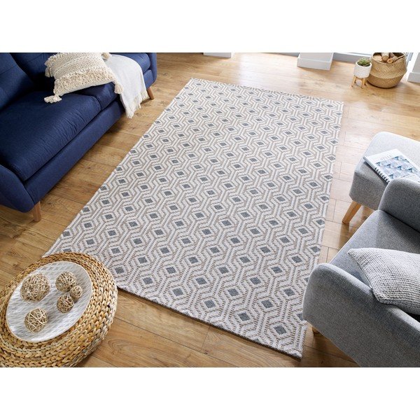 Bēši pelēks kokvilnas paklājs Flair Rugs Bombax, 114 x 170 cm-image-4