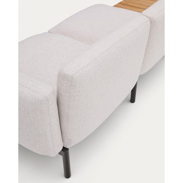 Bēšs polsterēts dārza dīvāns Sorells – Kave Home-image-4