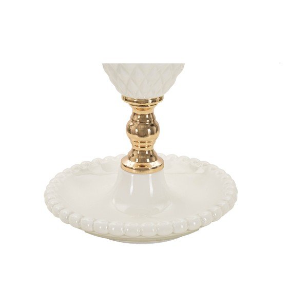 Balta galda lampa ar auduma abažūru (augstums 57 cm) Torre – Mauro Ferretti-image-3