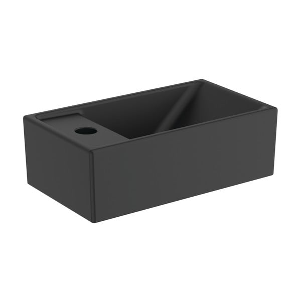 Matēti melna keramikas tualetes izlietne 37x21 cm i.Life S – Ideal Standard-image-1
