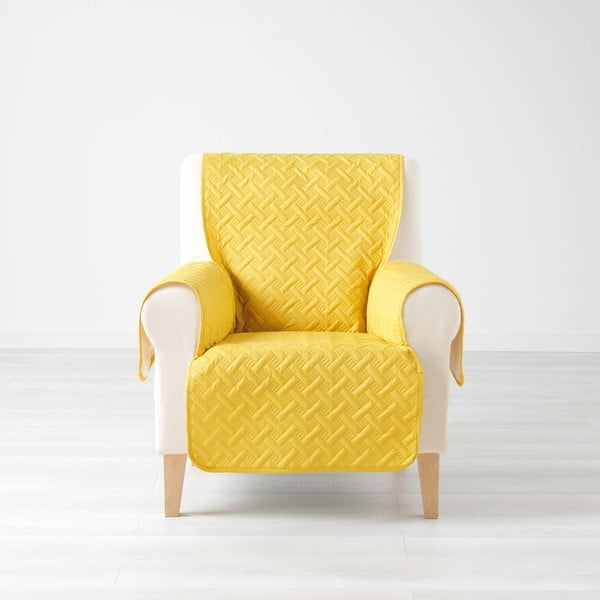 Dzeltens aizsargājošs pārvalks atpūtas krēslam 165 cm Lounge – douceur d'intérieur