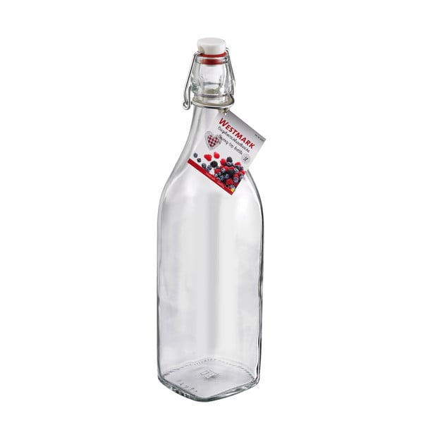 Stikla pudele ar Westmark vāciņu, 1000 ml